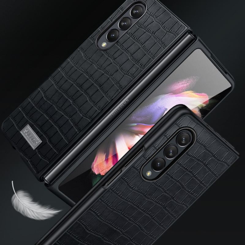 Maskica Samsung Galaxy Z Fold 3 5G Stil Krokodilske Kože Sulada