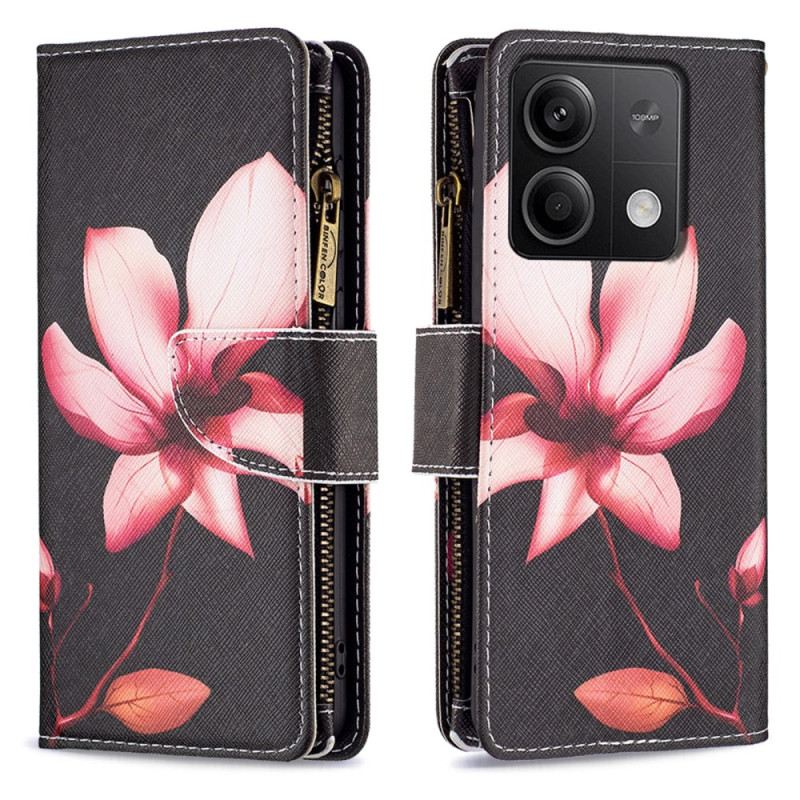 Kožna Futrola Za Xiaomi Redmi Note 13 4g Lotus Novčanik