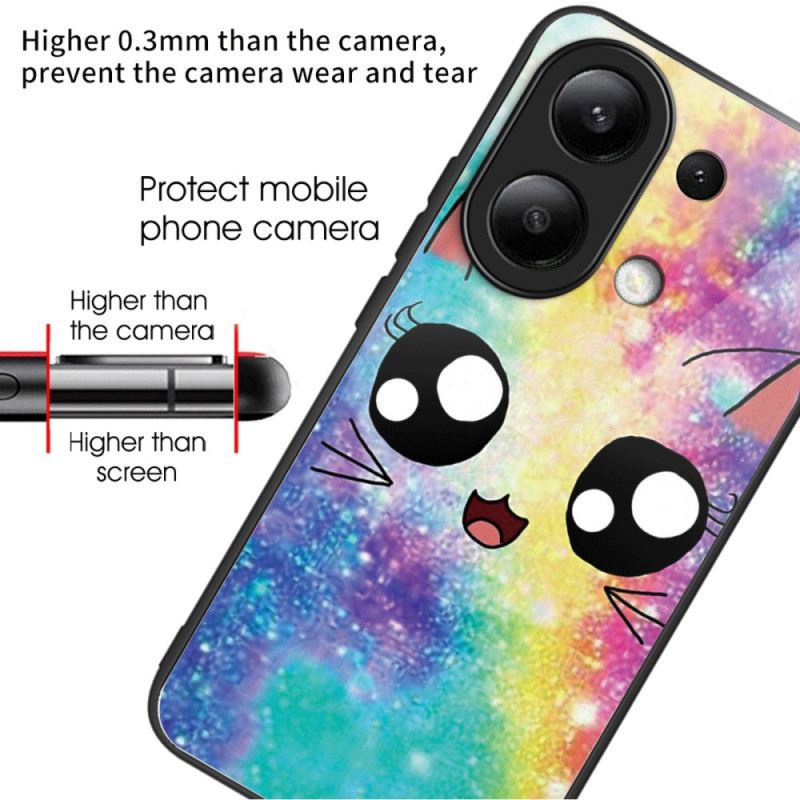 Maskica Xiaomi Redmi Note 13 4g Maskice Za Mobitele Rainbow Cat Kaljeno Staklo