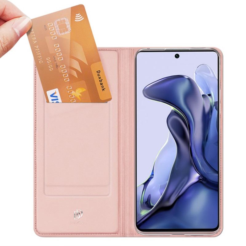 Flip Futrola Xiaomi 11T / 11T Pro Kožna Futrola Skin Pro Dux Ducis