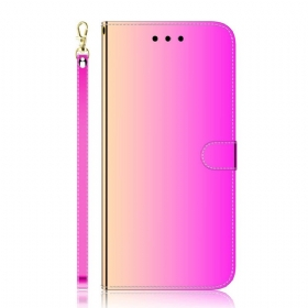 Kožna Futrola Xiaomi 11T / 11T Pro Poklopac Ogledala Od Umjetne Kože