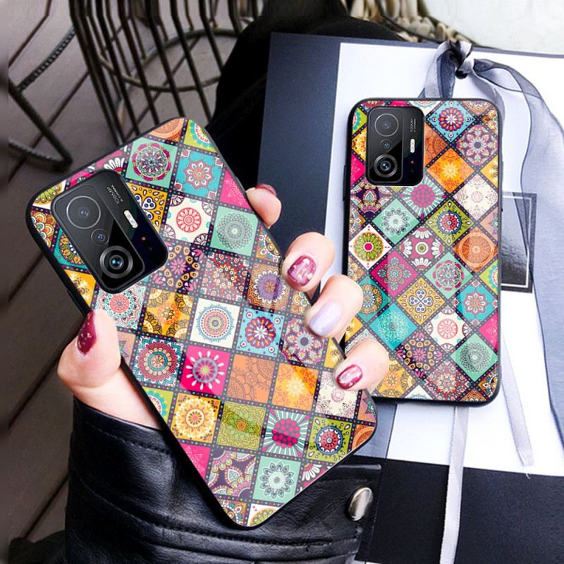 Maskica Xiaomi 11T / 11T Pro Patchwork Magnetski Držač