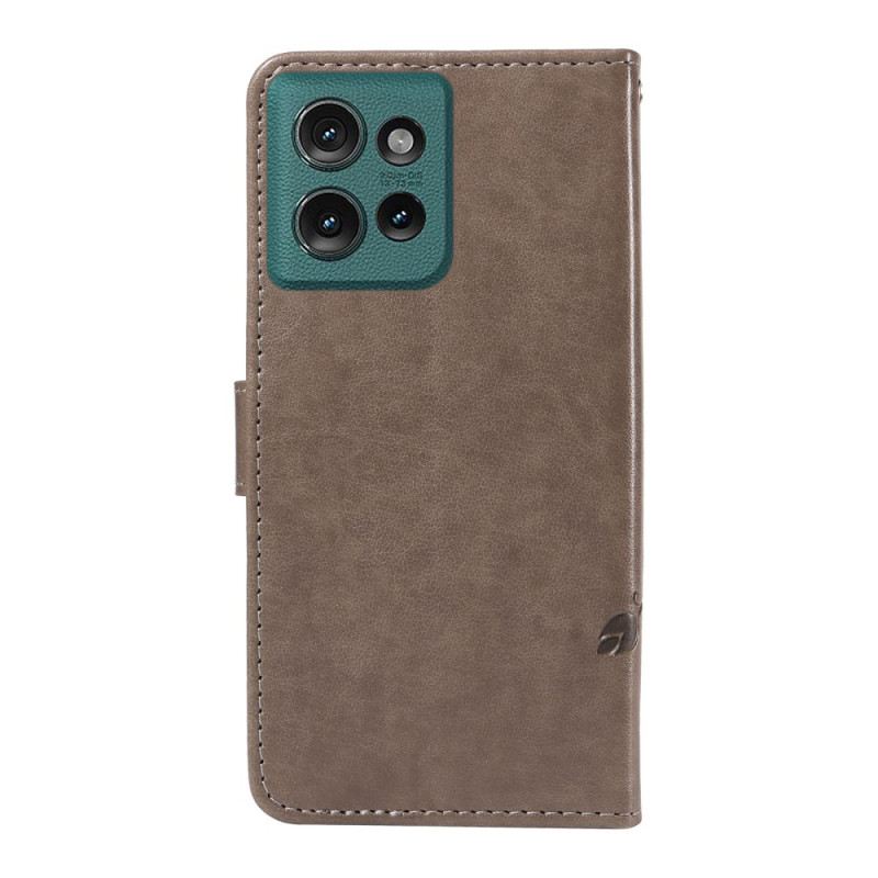 Flip Futrola Motorola Edge 50 Maskice Za Mobitele Cvjetni Uzorak