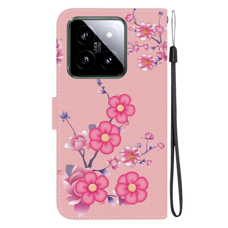 Kožna Futrola Xiaomi 14 Sakura Remen