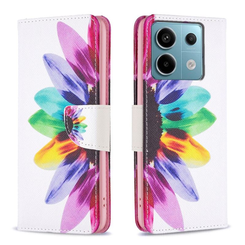 Flip Futrola Xiaomi Redmi Note 13 Pro 5g Maskice Za Mobitele Akvarel Cvijet