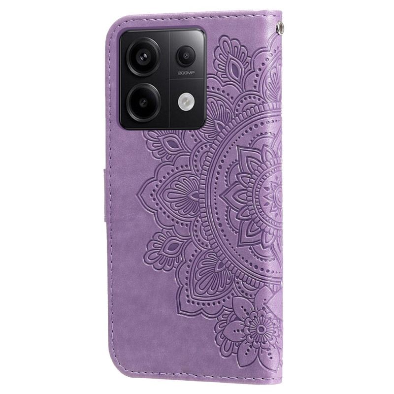 Kožna Futrola Za Xiaomi Redmi Note 13 Pro 5g Mandala S Uzicom