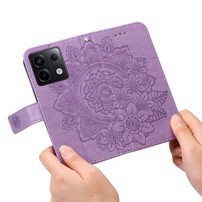 Kožna Futrola Za Xiaomi Redmi Note 13 Pro 5g Mandala S Uzicom