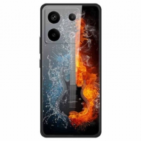 Maskica Xiaomi Redmi Note 13 Pro 5g Gitara Leda I Vatre Od Kaljenog Stakla