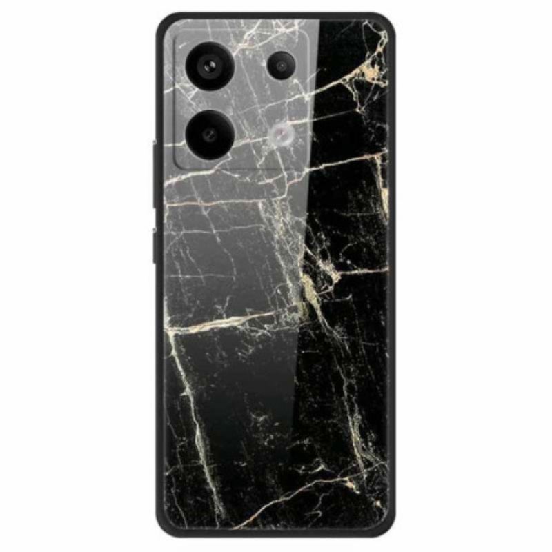 Maskica Xiaomi Redmi Note 13 Pro 5g Platinasto Crno Kaljeno Staklo