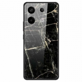 Maskica Xiaomi Redmi Note 13 Pro 5g Platinasto Crno Kaljeno Staklo