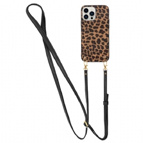 Maskica iPhone 14 Pro Leopard S Naramenicama