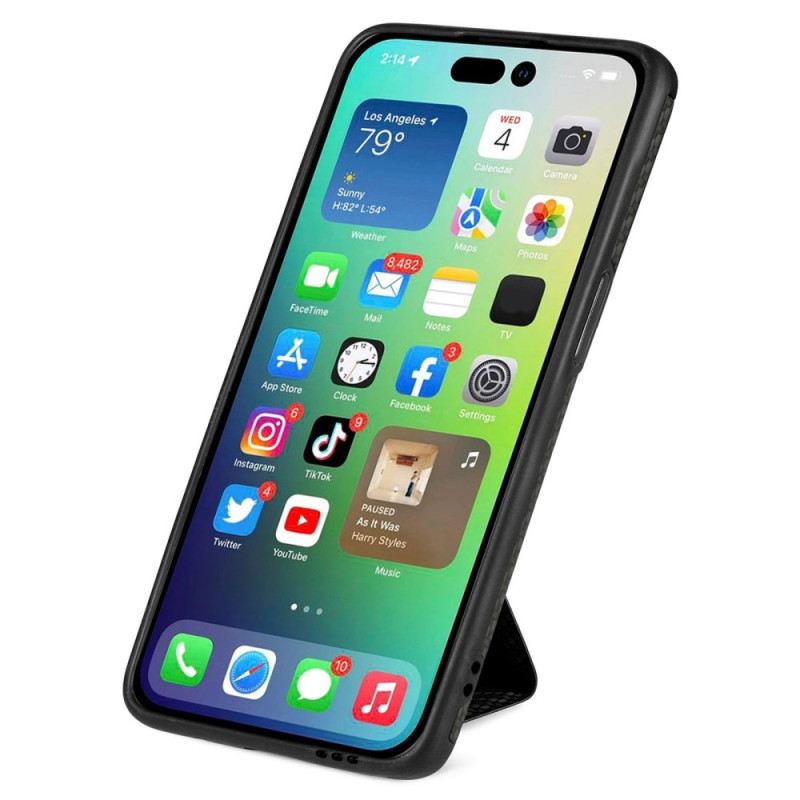 Maskica iPhone 14 Pro Nosač Držača Kartice Od Karbonskih Vlakana