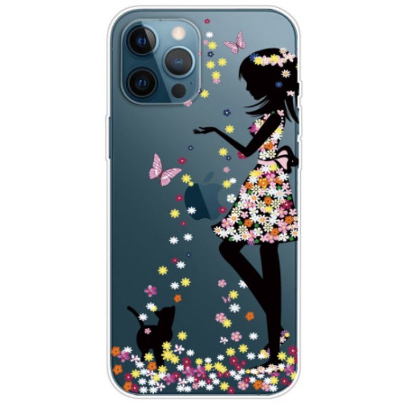 Maskica iPhone 14 Pro Prozirna Djevojka