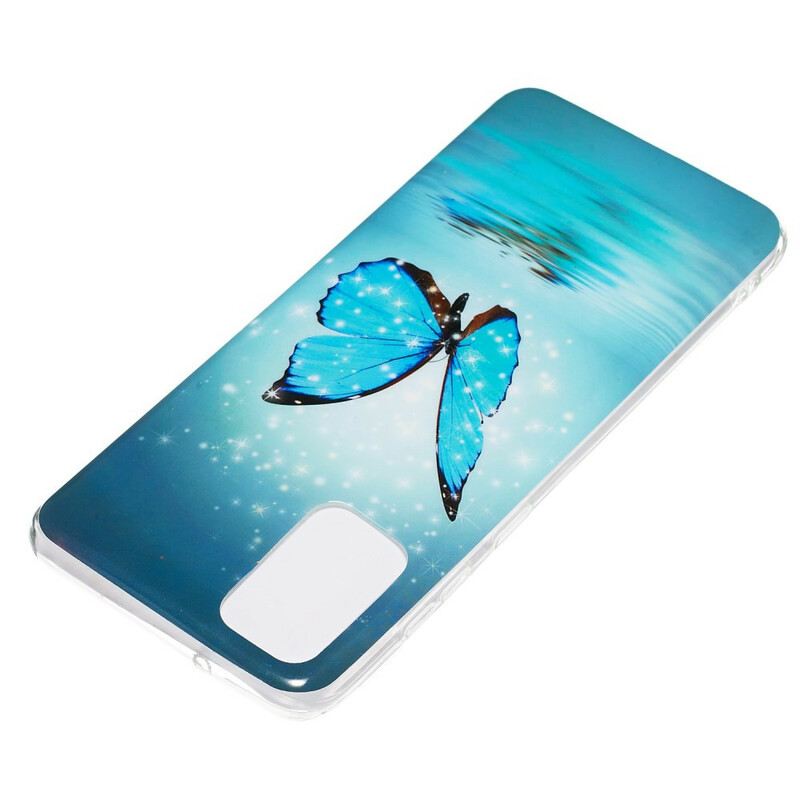 Maskica Samsung Galaxy S20 Plus / S20 Plus 5G Fluorescentni Plavi Leptir