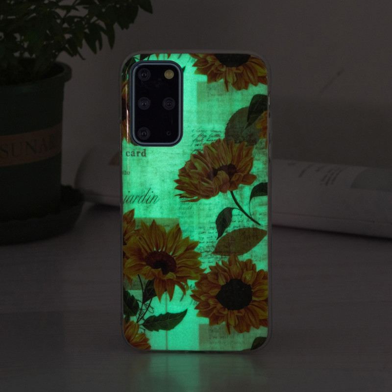 Maskica Samsung Galaxy S20 Plus / S20 Plus 5G Fluorescentni Suncokreti