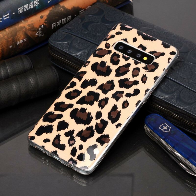 Maskica Samsung Galaxy S20 Plus / S20 Plus 5G Mramor U Stilu Leoparda