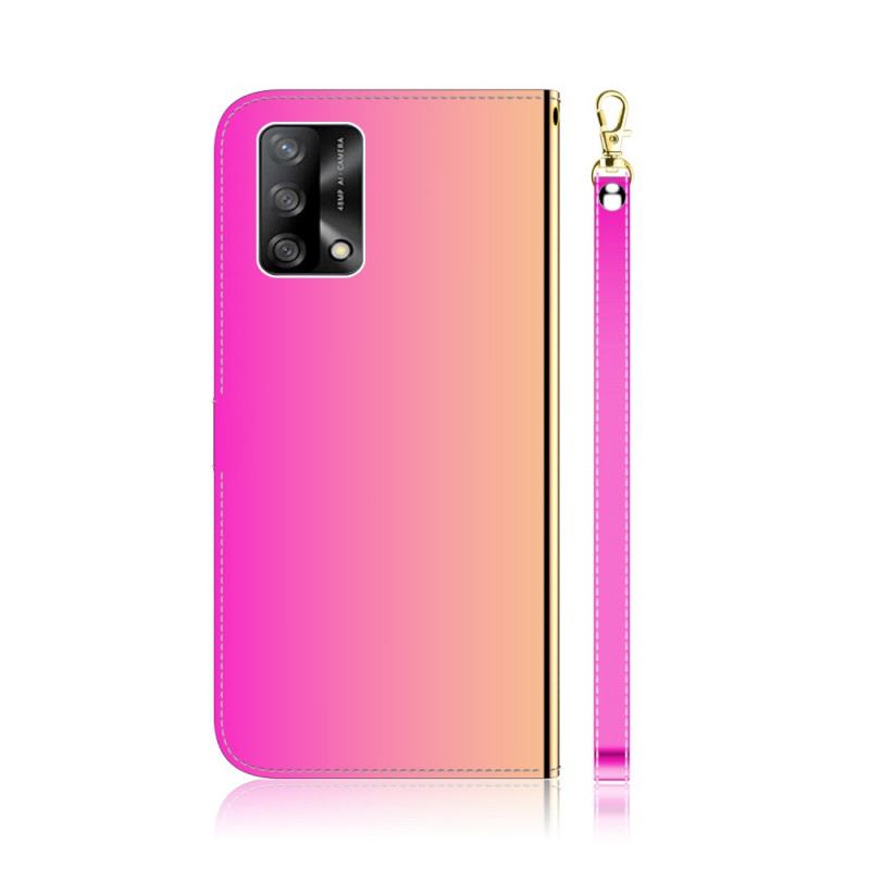 Futrola Oppo A74 4G Poklopac Ogledala Od Umjetne Kože