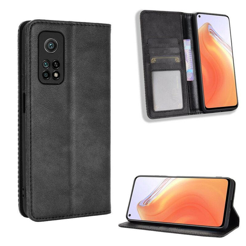 Flip Futrola Xiaomi Mi 10T / 10T Pro Kožna Futrola Efekt Stilizirane Vintage Kože