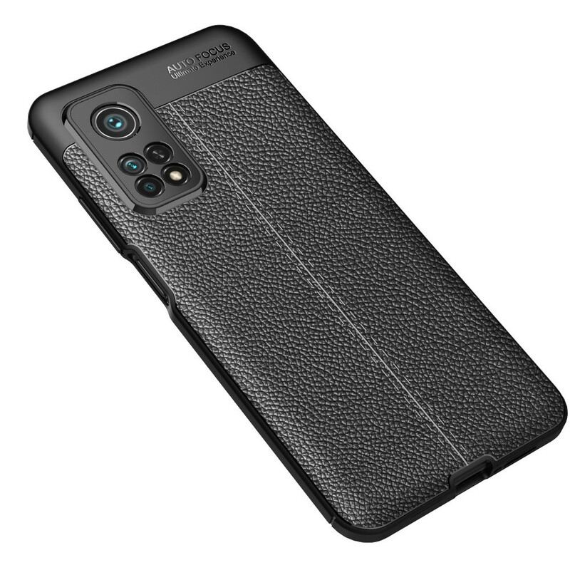 Maskica Xiaomi Mi 10T / 10T Pro Efekt Dvostruke Linije Litchi Kože