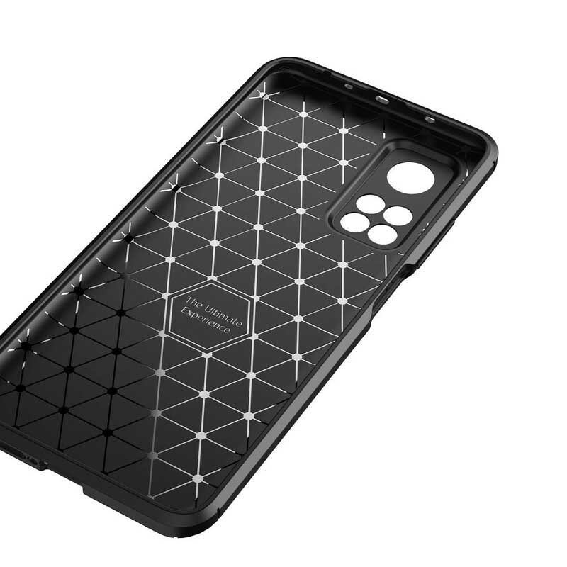 Maskica Xiaomi Mi 10T / 10T Pro Fleksibilna Tekstura Karbonskih Vlakana