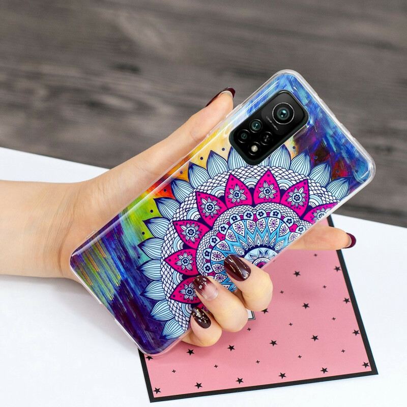 Maskica Xiaomi Mi 10T / 10T Pro Fluorescentna Šarena Mandala