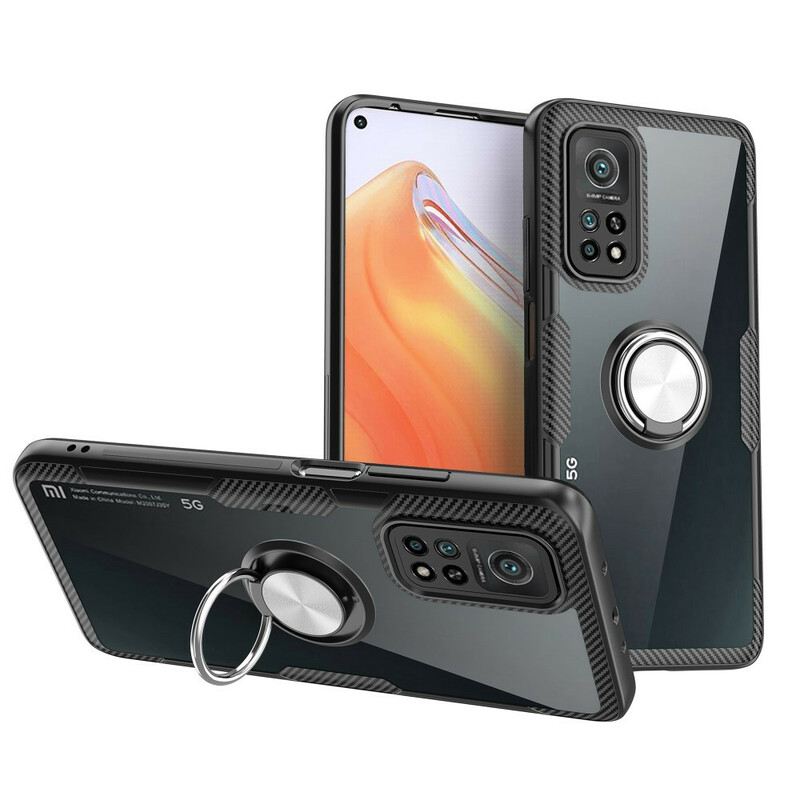 Maskica Xiaomi Mi 10T / 10T Pro Metalni Prsten Od Karbonskih Vlakana