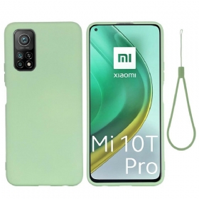 Maskica Xiaomi Mi 10T / 10T Pro Tekući Silikon S Uzicom