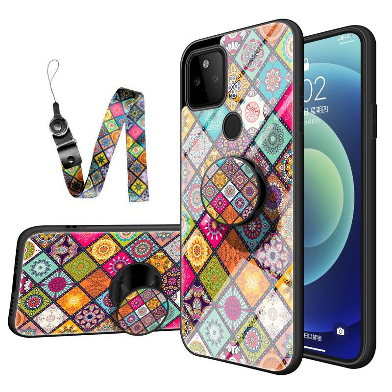 Maskica Google Pixel 5A Patchwork Magnetski Držač