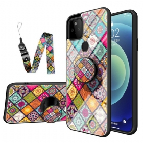 Maskica Google Pixel 5A Patchwork Magnetski Držač