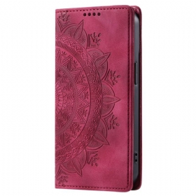 Flip Futrola iPhone 16 Plus Mandala Suede Efekt