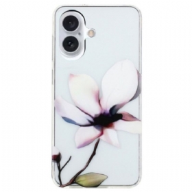 Maskica iPhone 16 Plus Bijeli Cvijet