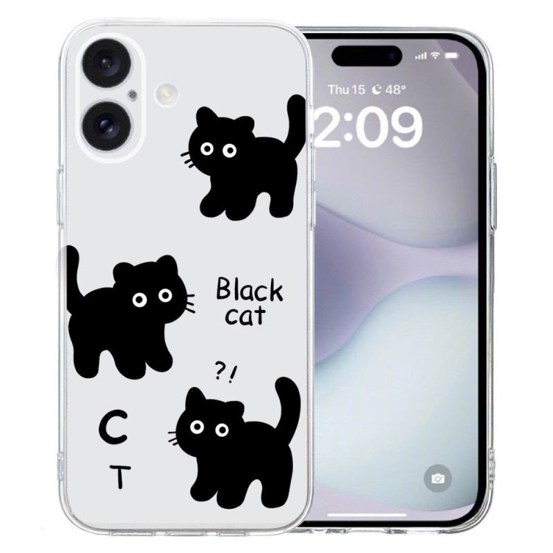 Maskica iPhone 16 Plus Crno Crno