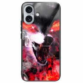 Maskica iPhone 16 Plus Kaljeno Staklo Fierce Wolf