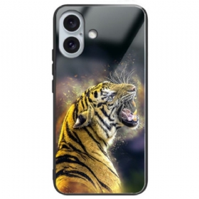 Maskica iPhone 16 Plus Kaljeno Staklo Roaring Tiger