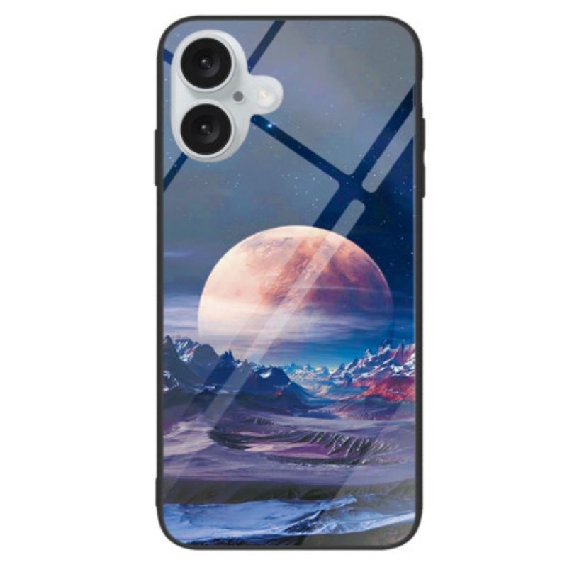 Maskica iPhone 16 Plus Kaljeno Staklo White Planet