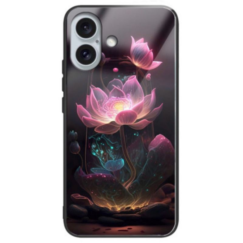 Maskica iPhone 16 Plus Lotus Rose Kaljeno Staklo