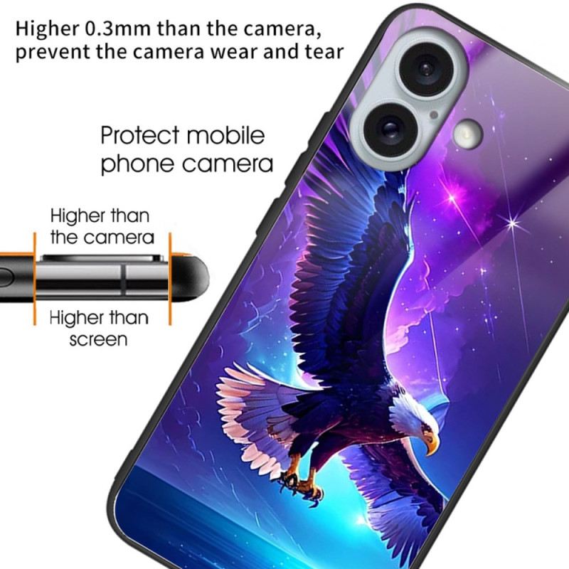 Maskica iPhone 16 Plus Maskice Za Mobitele Kaljeno Staklo Flying Eagle