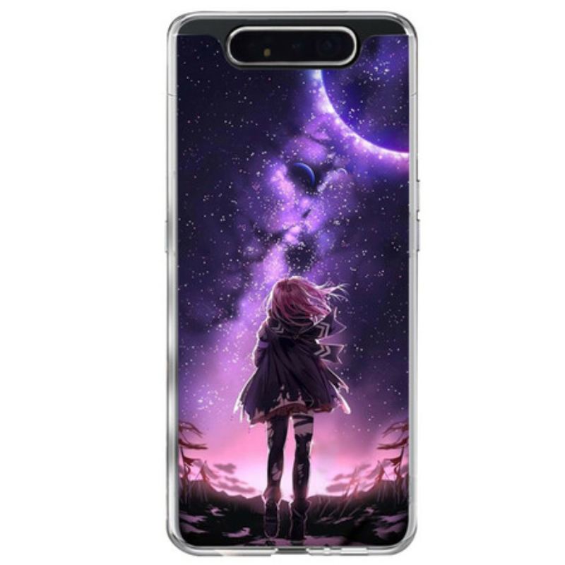 Maskica Samsung Galaxy A80 / A90 Čarobni Pun Mjesec