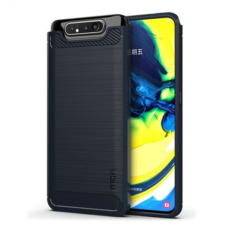 Maskica Samsung Galaxy A80 / A90 Mofi Brušena Karbonska Vlakna