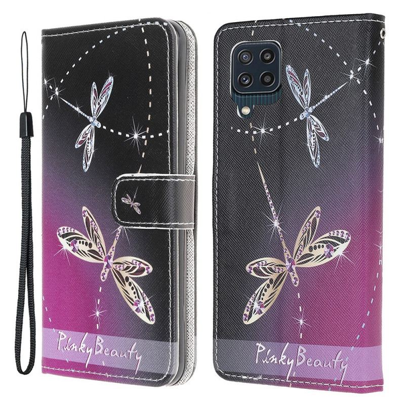 Futrola Samsung Galaxy M32 Dragonflies S Remenčićima