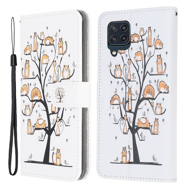 Futrola Samsung Galaxy M32 Funky Cats S Remenom