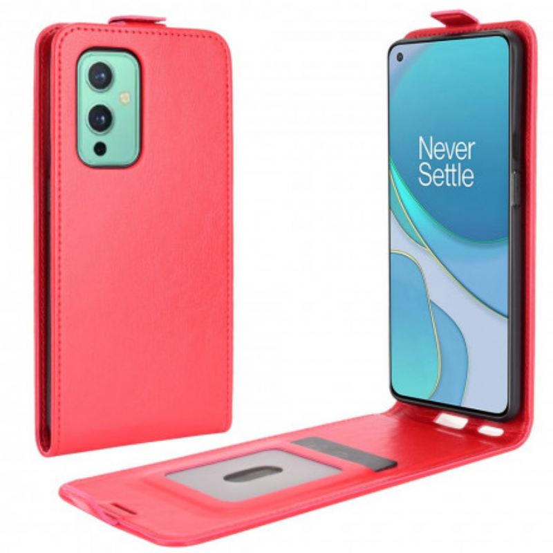 Futrola OnePlus 9 Flip Futrola Efekt Kože Okomitog Preklopa