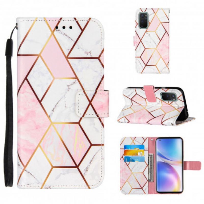 Futrola OnePlus 9 Prugasti Geometrijski Mramor