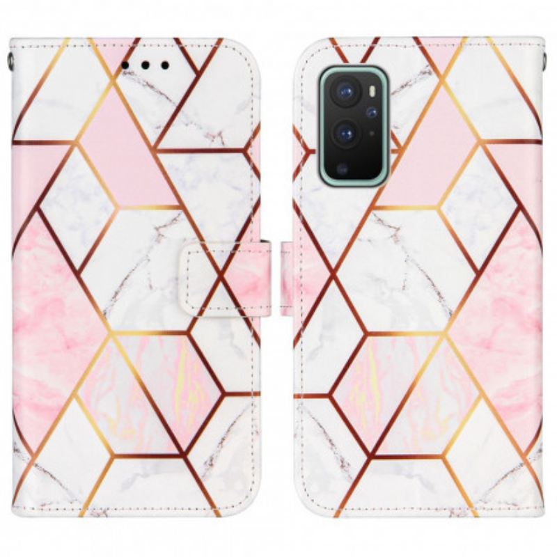 Futrola OnePlus 9 Prugasti Geometrijski Mramor