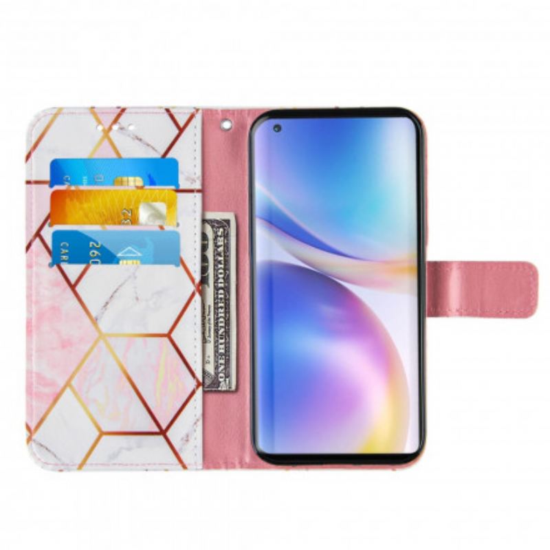 Futrola OnePlus 9 Prugasti Geometrijski Mramor