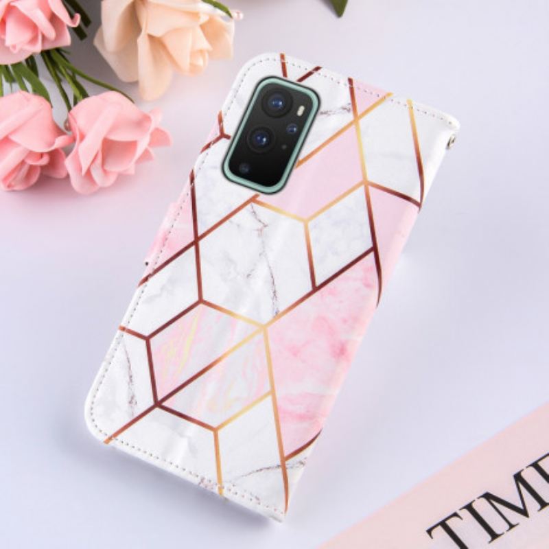 Futrola OnePlus 9 Prugasti Geometrijski Mramor