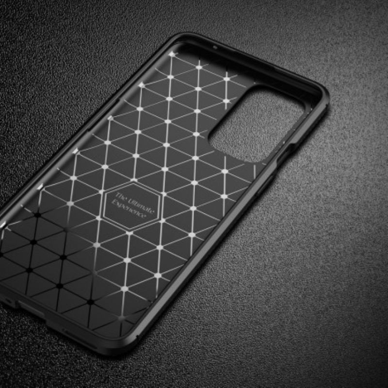 Maskica OnePlus 9 Fleksibilna Tekstura Karbonskih Vlakana