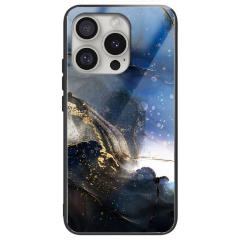 Maskica iPhone 16 Pro Crni I Plavi Uzorak