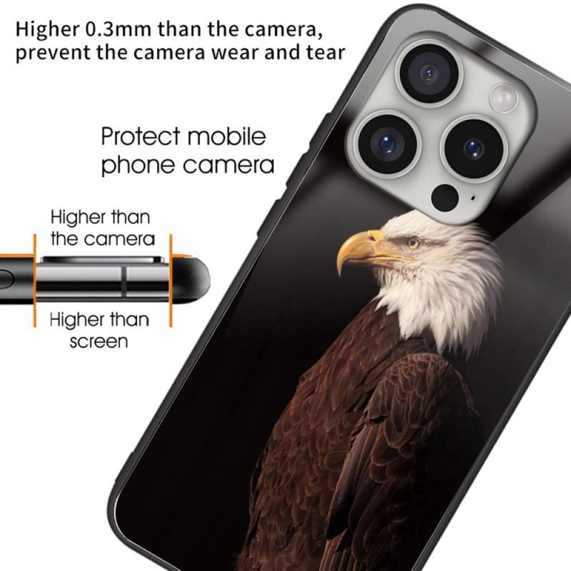 Maskica iPhone 16 Pro Eagle Kaljeno Staklo