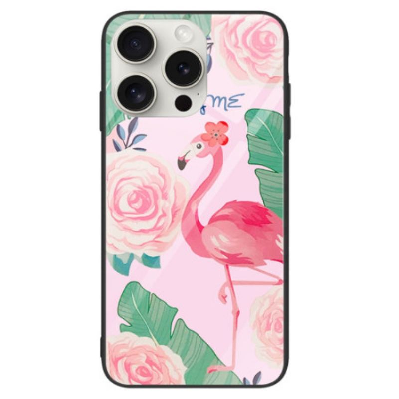 Maskica iPhone 16 Pro Flamingo Kaljeno Staklo